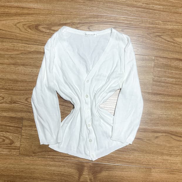 빈티지 화이트 레이스 가디건 히메갸루 로걀 라떼 모리걸 발레코어 달천깔