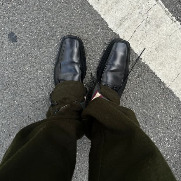 L) 장폴고티에 울 지퍼 팬츠