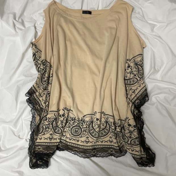 모리걸 오리엔탈 레이스 나시 원피스