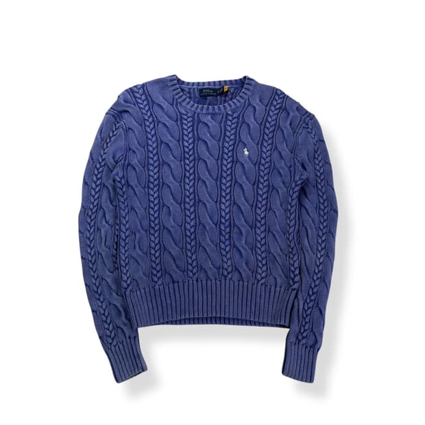 95 폴로랄프로렌신형라벨  꽈배기 니트 