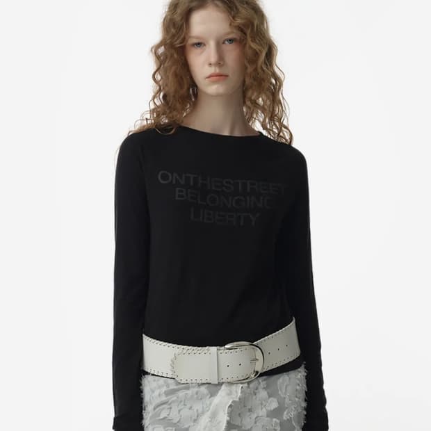 밀로우먼 홀 래글런 티셔츠