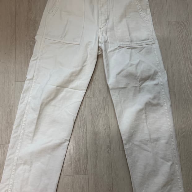 오어슬로우 에크루 퍼티그 팬츠 m사이즈 