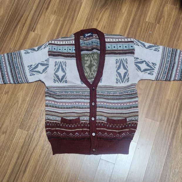 빈티지 가디건 L