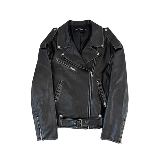 스푸닝 글로니 레더 가죽자켓