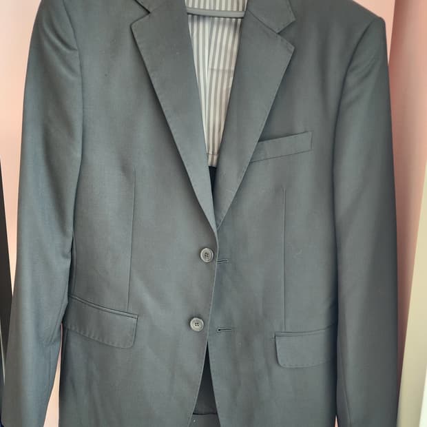 (새상품)ZIOZIA 지오지아 블랙 블레이저 팜. 100사이즈 정장 자켓