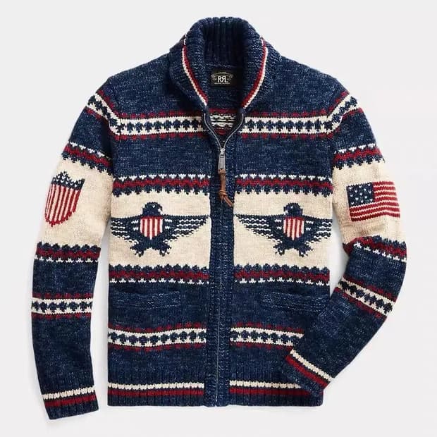RRL 유니언 브라더후드 가디건 L