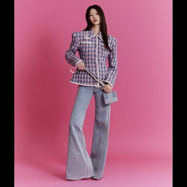 DINT 딘트 쓰리버튼 하이웨스트 맥시 진