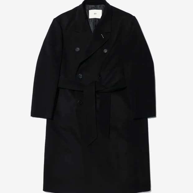 IEY HANDMADE DOUBLE COAT Black