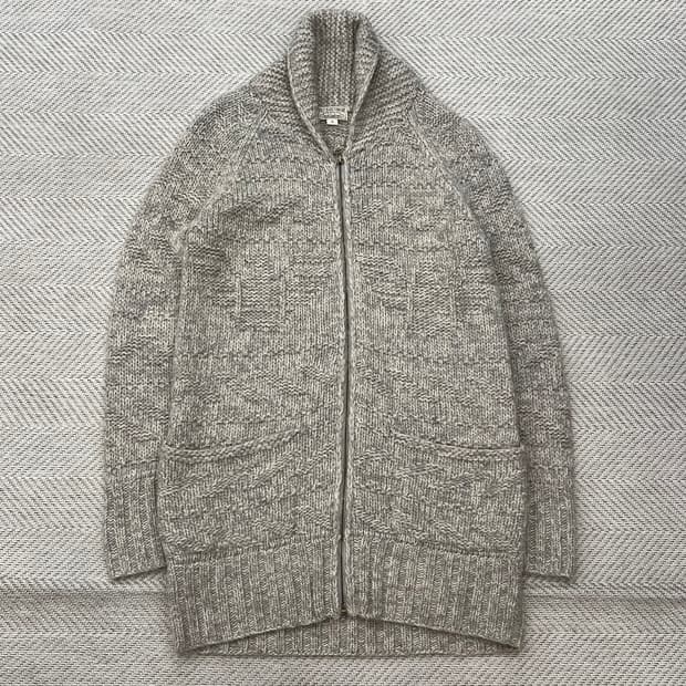 폴로진스 숄카라 니트집업 r2502