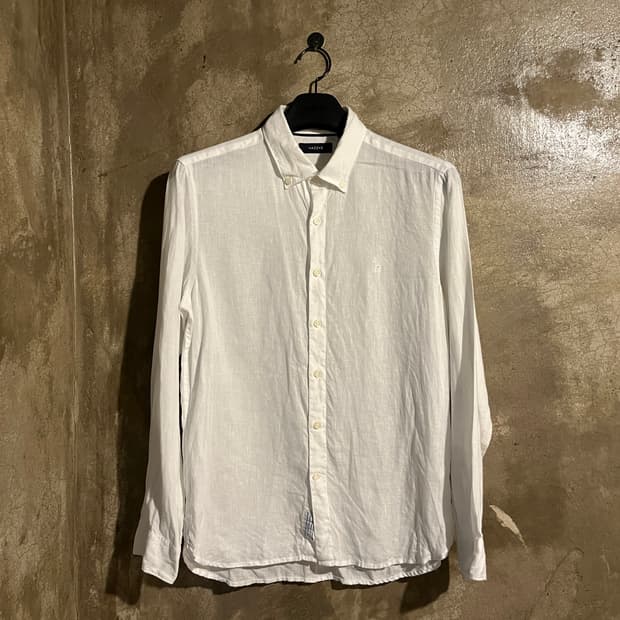 헤지스 린넨 화이트 셔츠