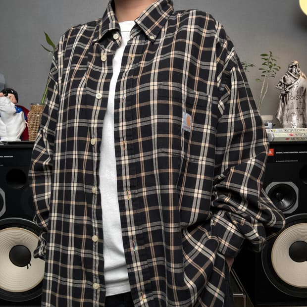 칼하트 체크셔츠