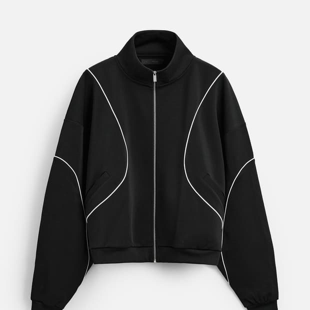 자라 콘트라스트 테크니컬 재킷