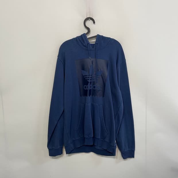 아디다스 남성 기모 후드티 2XL