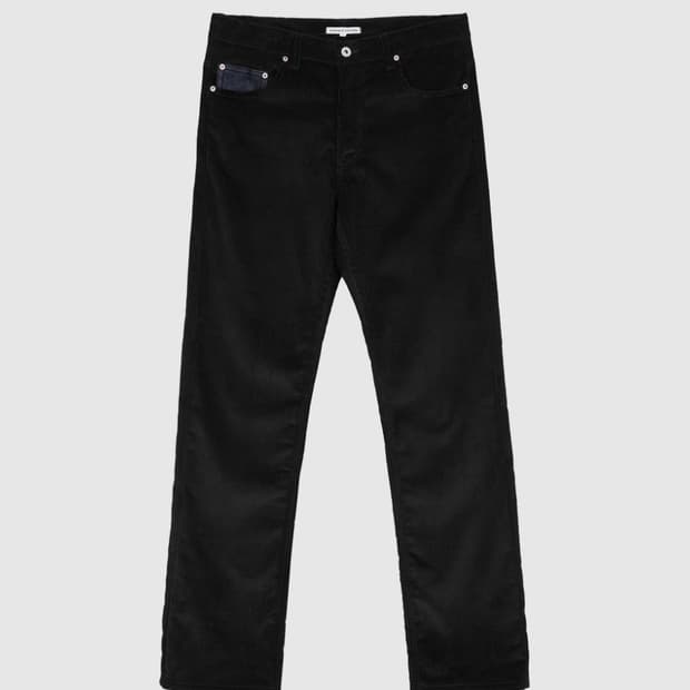 [L] 서피스에디션 PATCHED CORDUROY PANTS BLACK