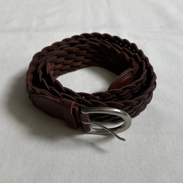 vintage leather belt