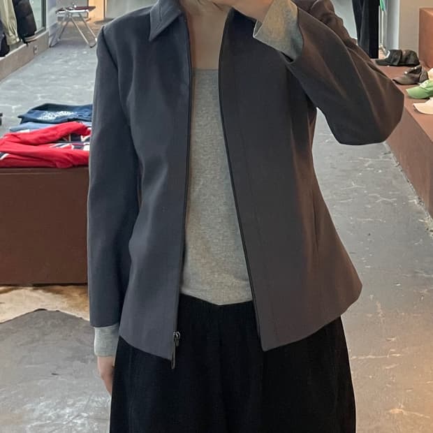 베르수스 슬림핏 집업 자켓 H2206