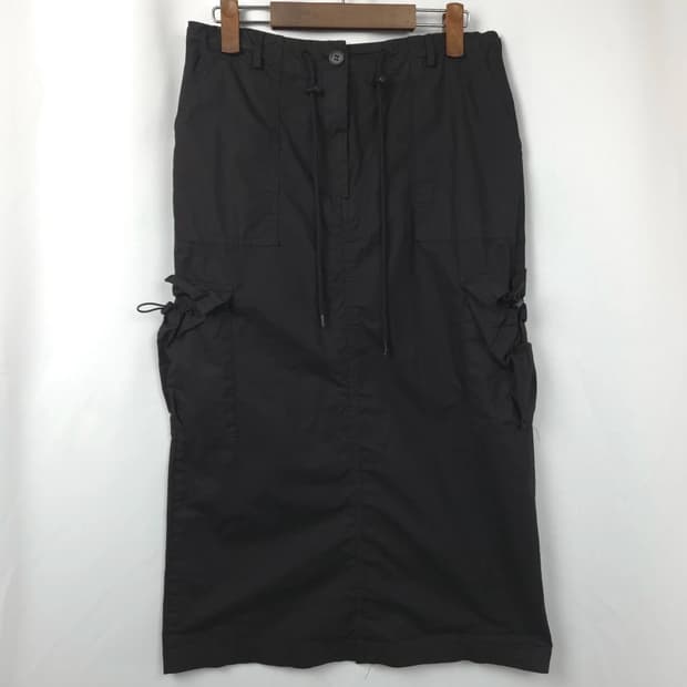 여 프리 (~29) 카모 롱 스커트 블랙