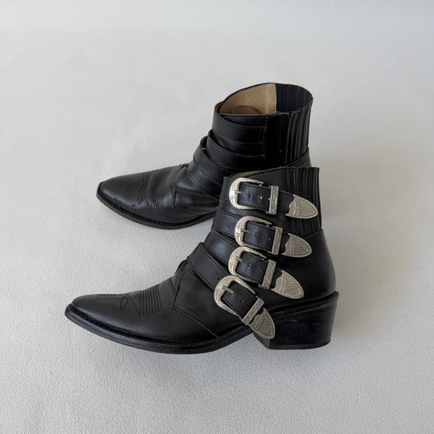 [EU36]토가 풀라(TOGA PULLA) 웨스턴 버클 부츠