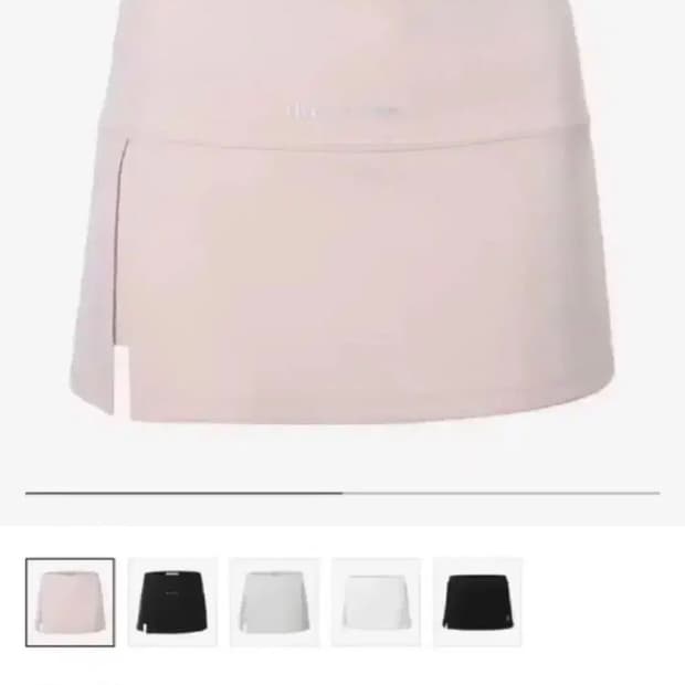 쓰리타임즈 애슬레틱 슬릿 스커트 핑크 Skirt