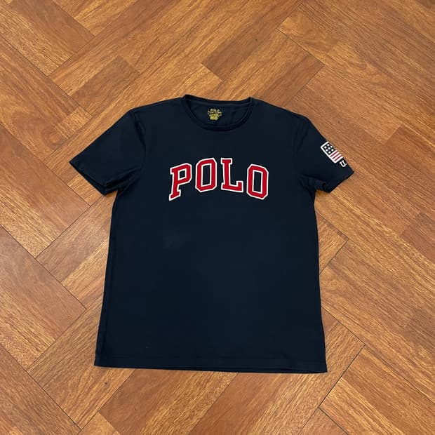 폴로 국내매장판 빅로고 반팔 