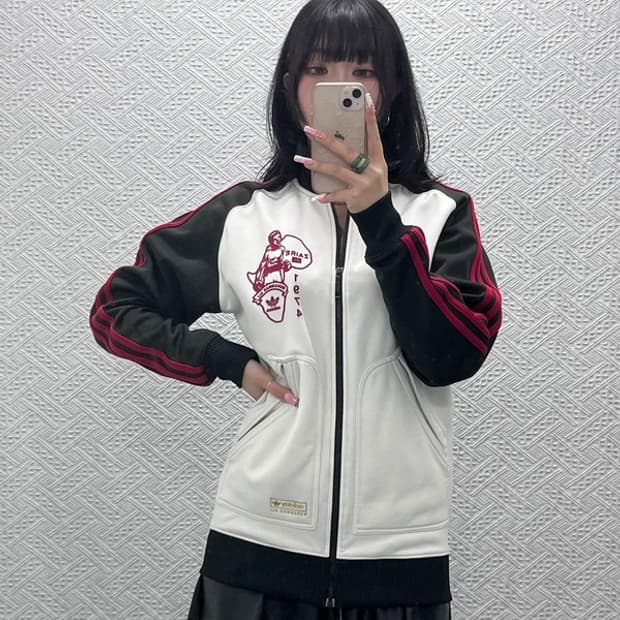 아디다스 희귀 빈티지 스트릿 무하마드 알리 져지 집업 XS C12415