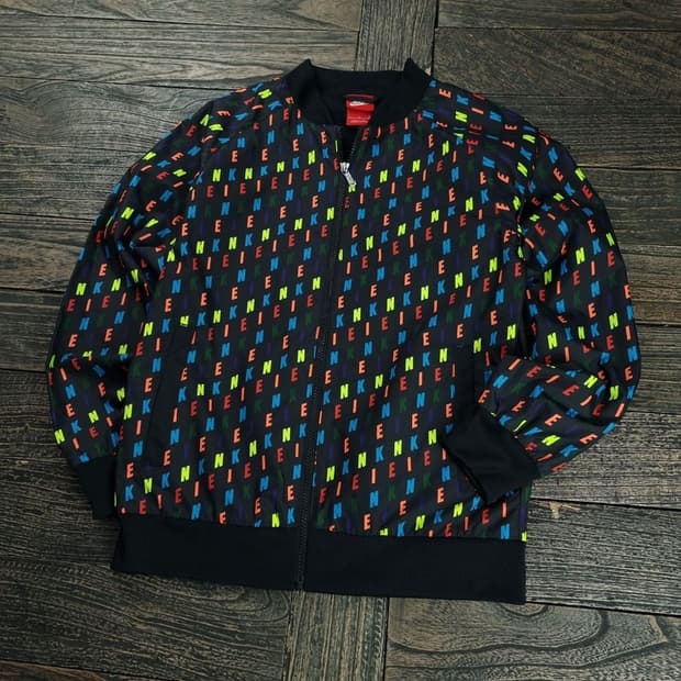 나이키 멀티 패턴 블루종 집업 자켓 M18919