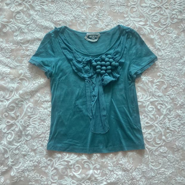 Marlenedam drape detail top