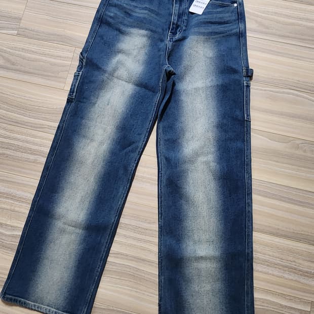 남성히든밴딩카펜터와이드데님팬츠30사이즈