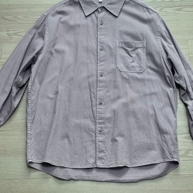 [XL]GU 퍼플 셔츠