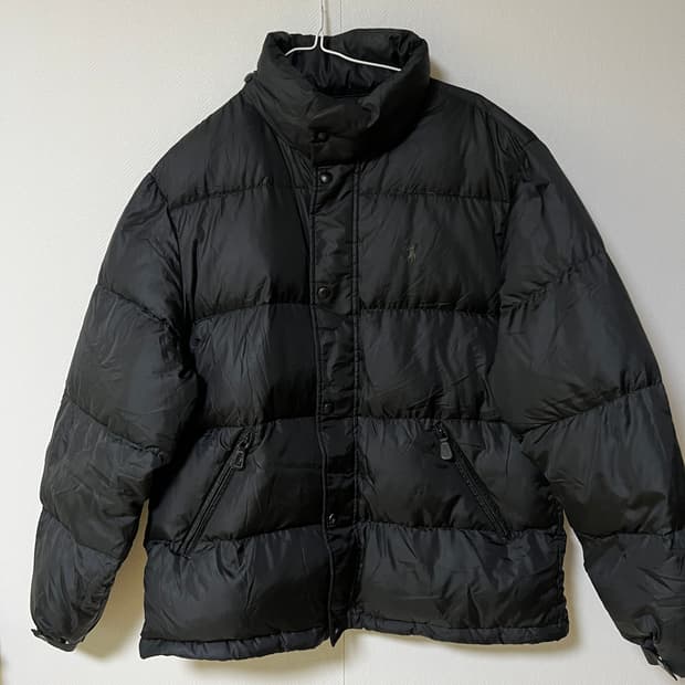 폴로 랄프로렌 블랙 푸퍼패딩 L