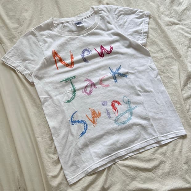 Vintage New Jack Swing spelling T-Shirts