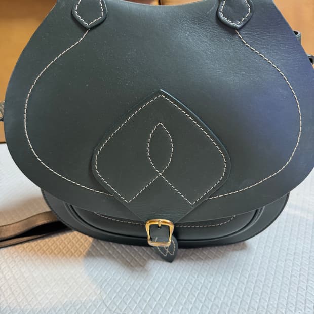 메종마르지엘라 브레이디드 탑핸들 새들백