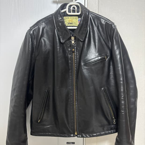 Schott 쇼트 689h 홀스하이드 스포츠 레더자켓 leather