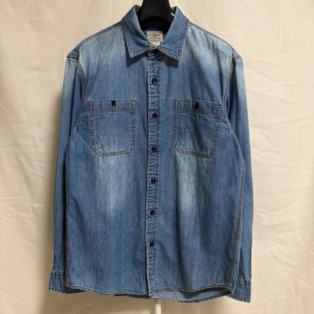 엘엘빈 워크 데님 셔츠 / 중청, M