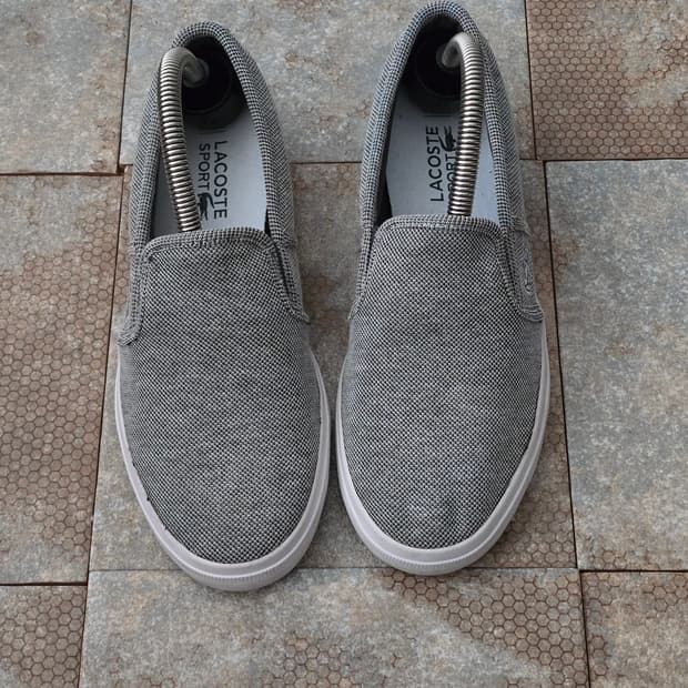(230)라코스테 가존 스포츠 그레이 슬립온 