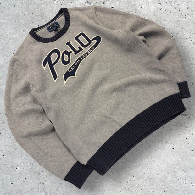 [L] 폴로 랄프로렌 로고 니트 스웨터 C14