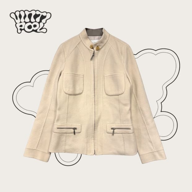 SYSTEM 한섬 시스템 울100% 자켓 S 아이보리