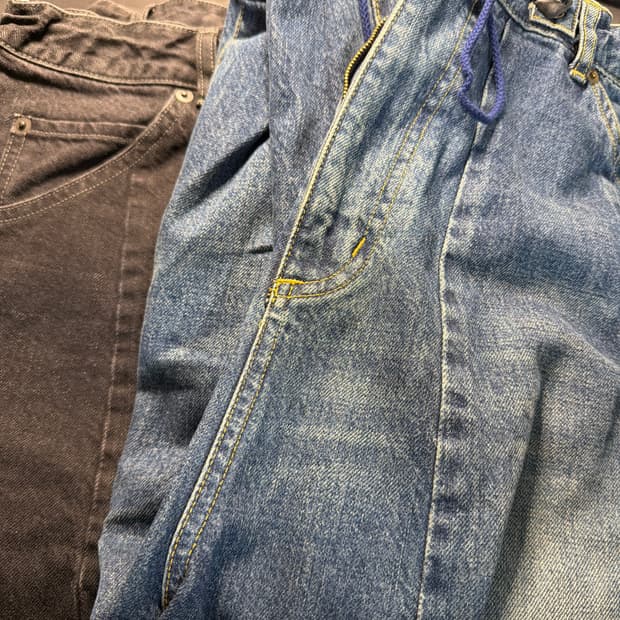 니들스 H.D. 데님 팬츠 12oz 인디고 블랙 일괄 판매합니다.