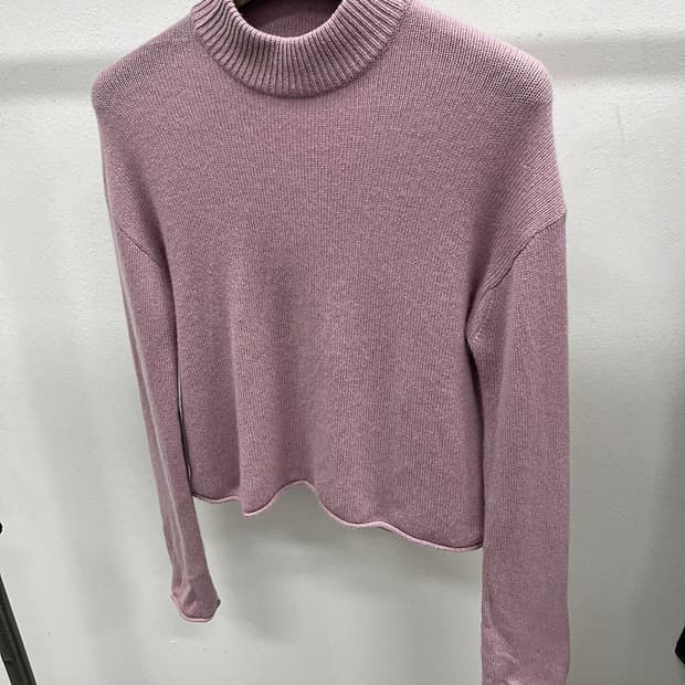 여)  띠어리 캐시미어100% 모크넥 니트 