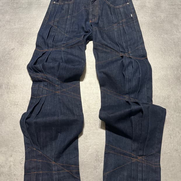 90s 장폴고티에 데님 팬츠