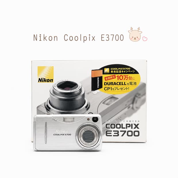 Nikon Coolpix E3700 실버 ✨ 작고 예쁜 빈티지 디카