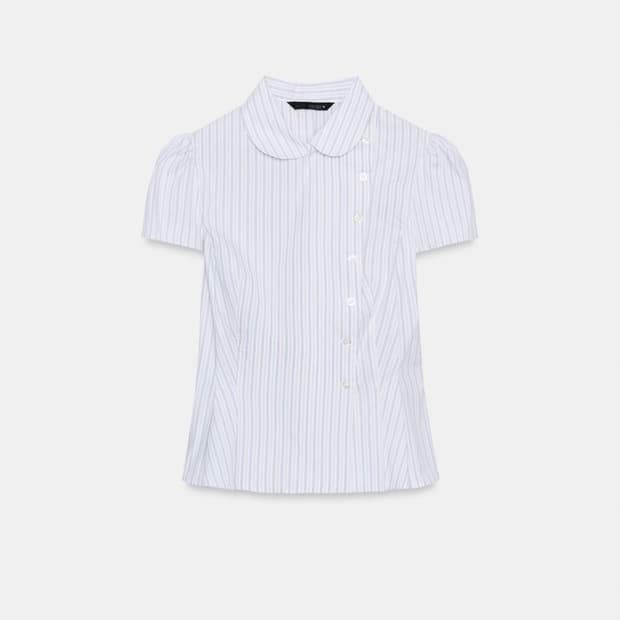 Zara WOMEN 소프트프레쉬골지 나시티 (SLIM FIT) s