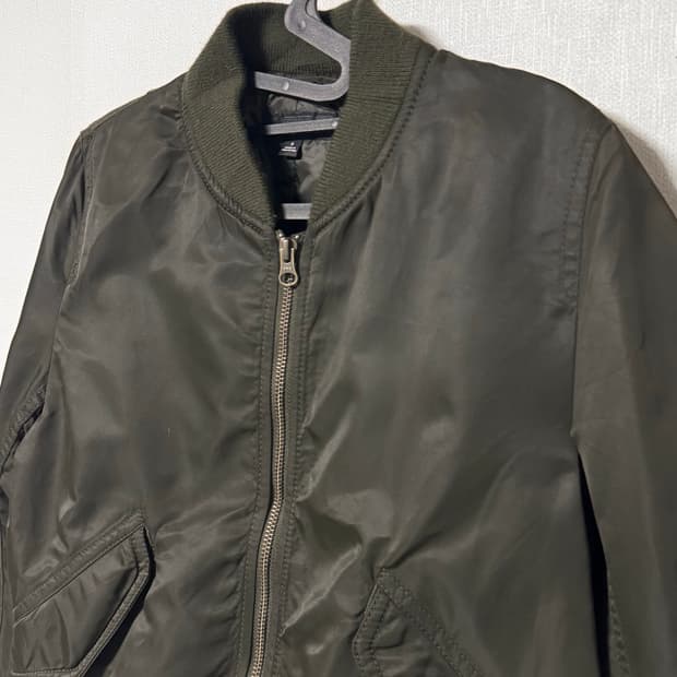 유니클로 MA-1 마원 블루종 자켓