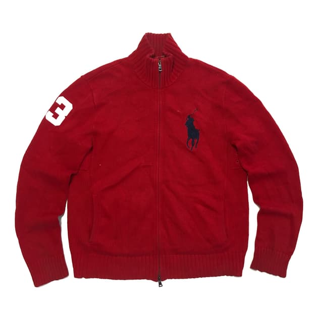 폴로 랄프로렌 빅포니 니트집업 