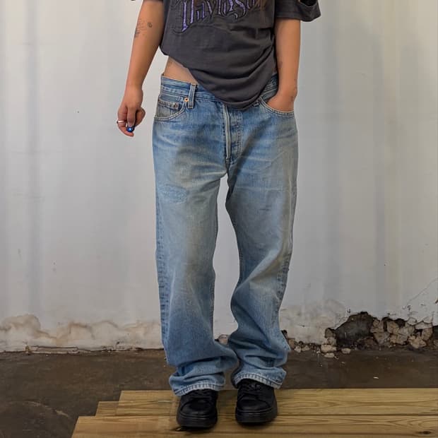 Levi’s 501 빈티지 페이드 데님 팬츠