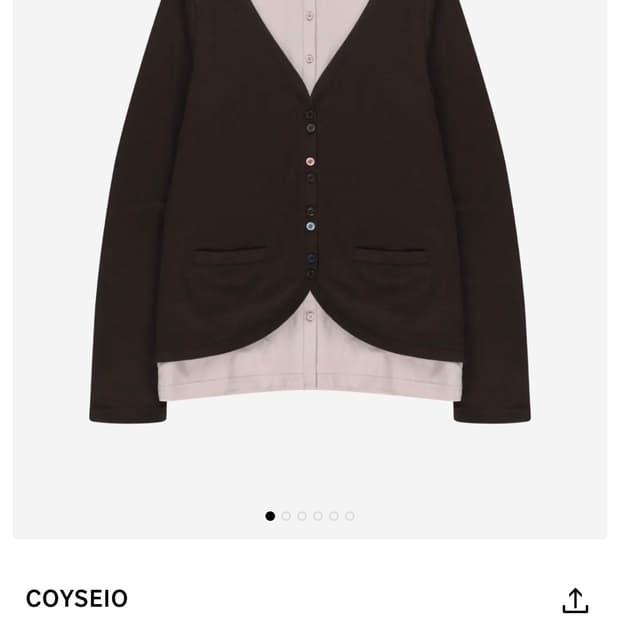 코이세이오 26s/s 셔츠 가디건