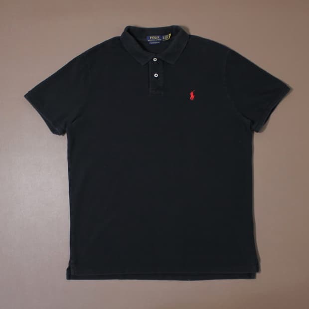 Polo 폴로 랄프로렌 큐알신형 블랙 레드포니 PK 반팔 