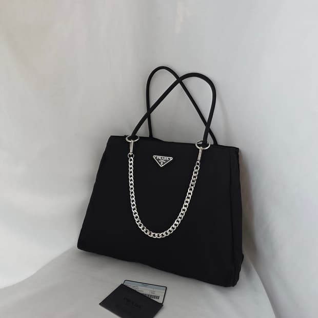 [정품 PRADA] 프라다 포코노 나일론 여성 토트백