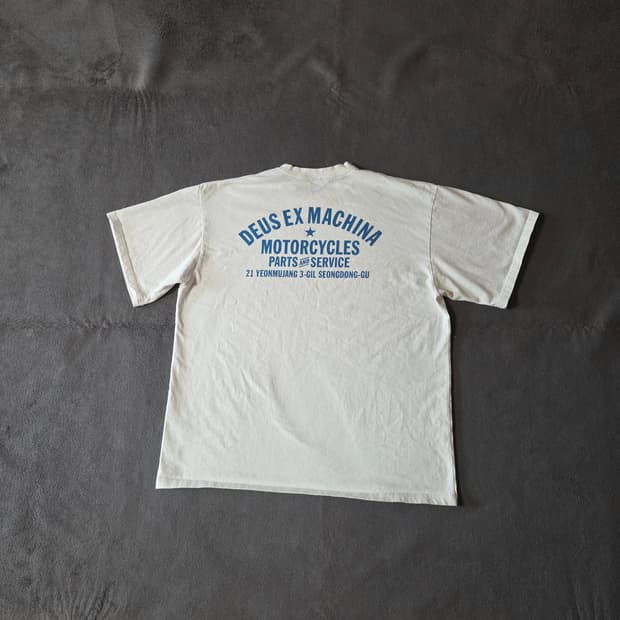 데우스엑스마키나 성수 어드레스 반팔 티셔츠 XL