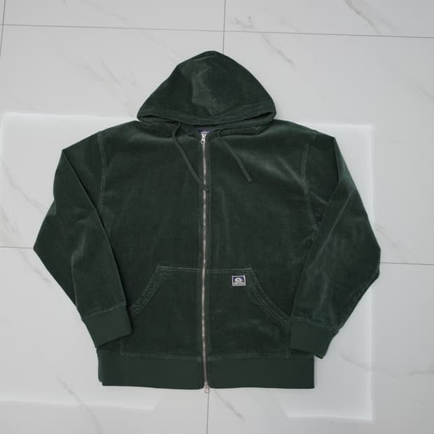 [L] 퍼킹어썸 코듀로이 후드 집업 그린